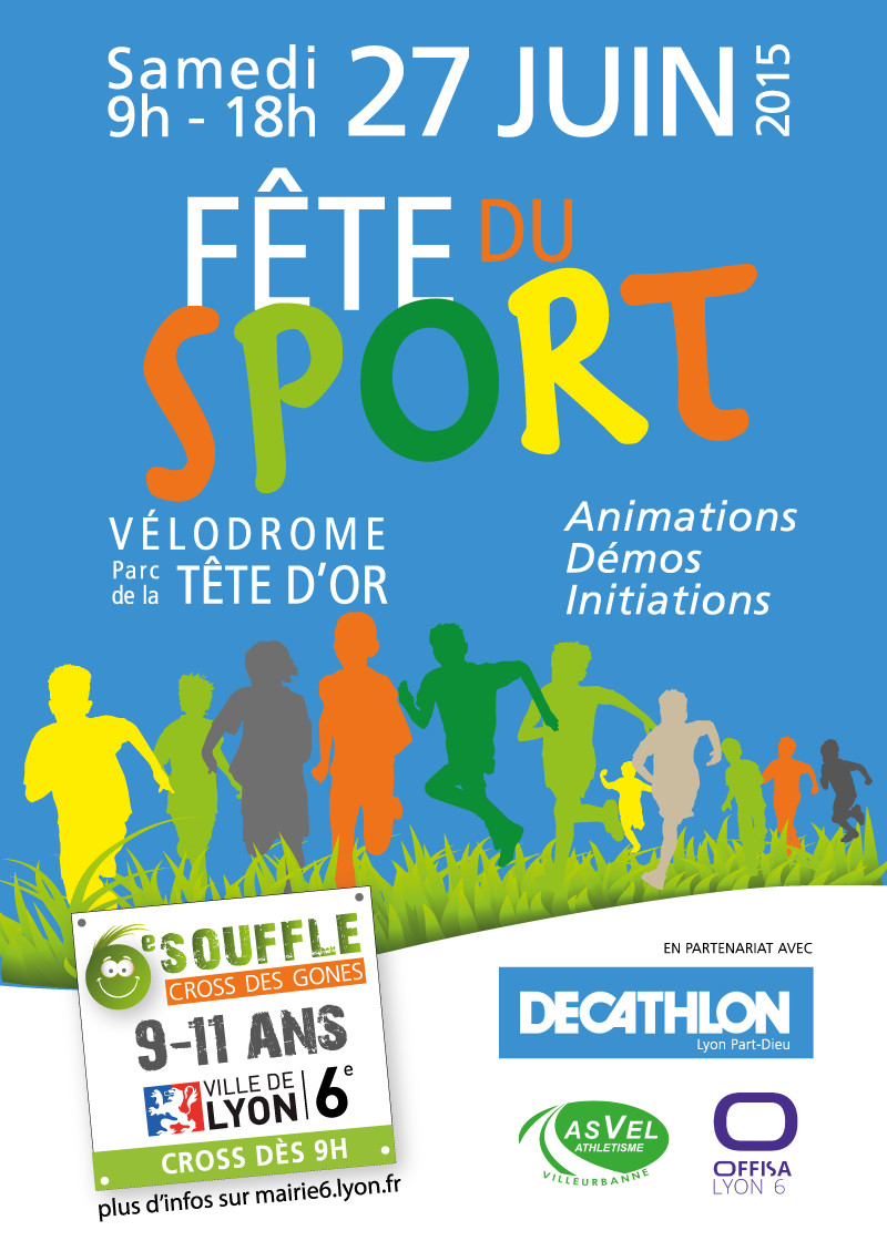 affiche Fête du Sport du 6e 2015